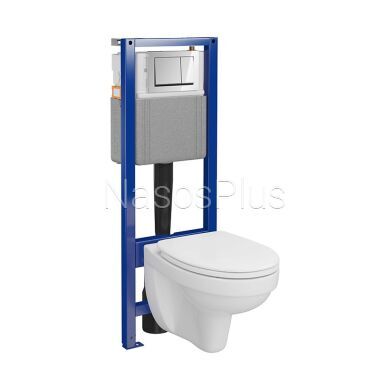 КОМПЛЕКТ С44: ИНСТ СИС-МА SYSTEM 40 MEХАН+ CERSANIA 414 з дюр сид LIFT+ кнопка смыва ENTER II хром