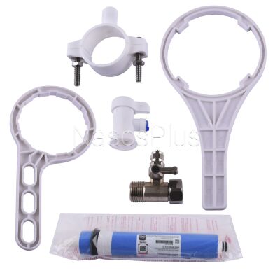 Система зворотного осмосу OasisPro без насоса + ПЛАСТ. бак, BSL01-RO-75 - Фото 8 Система зворотного осмосу OasisPro без насоса + ПЛАСТ. бак, BSL01-RO-75