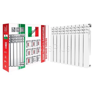 Радиатор биметаллический секционный GALLARDO BISTAND 500/80 (кратно 10) - Фото 1 Радиатор биметаллический секционный GALLARDO BISTAND 500/80 (кратно 10)