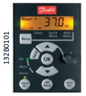 132B0101 Панель управления LCP 12 с потенциометром для VLT® Micro Drive FC-51