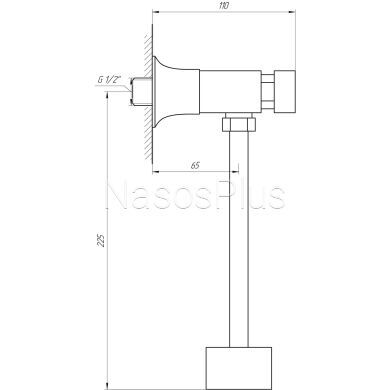 Кран-дозатор для писсуара TREMOLADA ТREMO 316