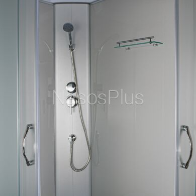 Душевой бокс ассиметричный левый OBRA H120FFSL BRAVO (3уп.) - Фото 3 Душевой бокс ассиметричный левый OBRA H120FFSL BRAVO (3уп.)