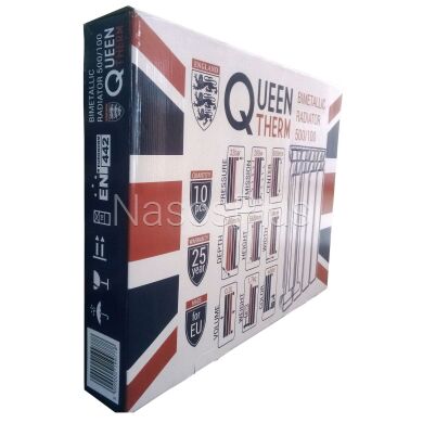 Радиатор биметаллический секционный QUEEN THERM 500/100 (кратно 10) - Фото 3 Радиатор биметаллический секционный QUEEN THERM 500/100 (кратно 10)