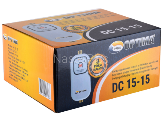 Optima Prime DC 15-15 AUTO Насос для повышения давления Optima