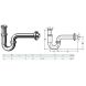 Сифон для раковини VIEGA 1 1/4&Prime;х1 1/4&Prime; хром трубный б/г 305611