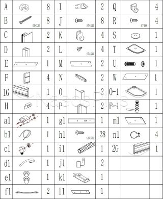 Душевой бокс ассиметричный левый REGA L120FFSL BRAVO (3уп.) - Фото 6 Душевой бокс ассиметричный левый REGA L120FFSL BRAVO (3уп.)