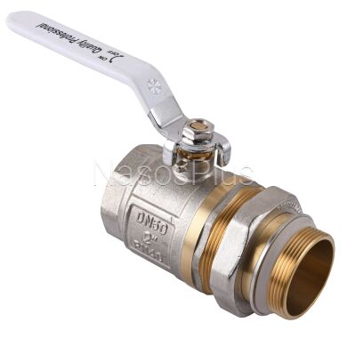 Кран шаровый прямой с американкой Q PROFESSIONAL QP003 PN40 2&Prime;