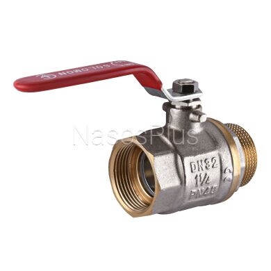 Кран шаровый прямой SOLOMON 1 1/4&Prime; НВ КР PN40 В1002FM