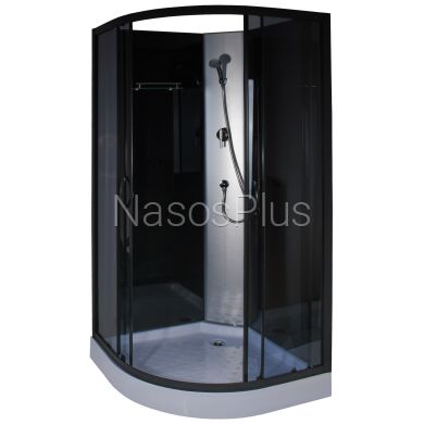 Душевой бокс полукруглый без крыши SAN L90GBB BRAVO (3уп.) - Фото 9 Душевой бокс полукруглый без крыши SAN L90GBB BRAVO (3уп.)