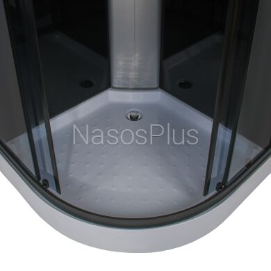 Душевой бокс полукруглый без крыши SAN L90GBB BRAVO (3уп.) - Фото 10 Душевой бокс полукруглый без крыши SAN L90GBB BRAVO (3уп.)