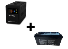 Комплект ИБП ARUNA UPS 2000/24 TOR + LFP 100-25,6B (2560Wh, BMS)