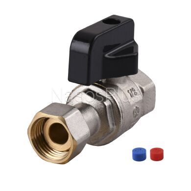 Кран шаровый для котла 1/2&Prime; ARCO 150853 прямой с накидной гайкой