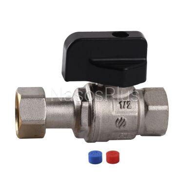 Кран шаровый для котла 1/2&Prime; ARCO 150853 прямой с накидной гайкой