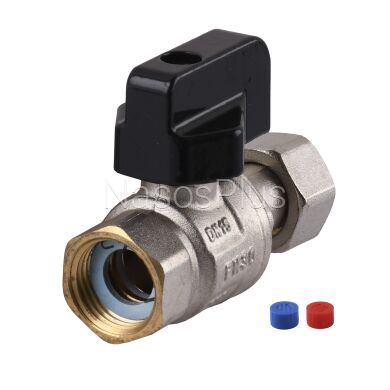 Кран шаровый для котла 1/2&Prime; ARCO 150853 прямой с накидной гайкой