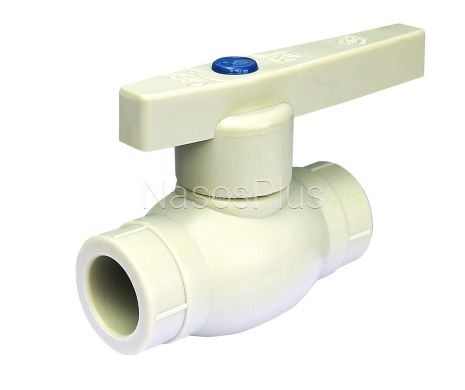1021 Кран шаровый полипропиленовый VS Plast 40 мм 1021 Кран шаровый полипропиленовый VS Plast 40 мм