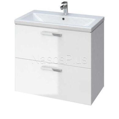 CET 565 Шкафчик MELAR с умывальником COMO 80 белый