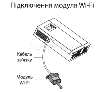 Інвертор сонячний SOLAR BOX 6200/48, (6,2кW, 48V, 100A, Wi-FI)