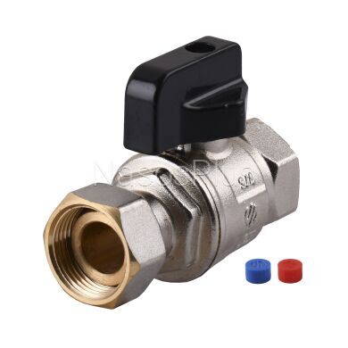 Кран шаровый для котла 3/4&Prime; ARCO 150854 прямой с накидной гайкой