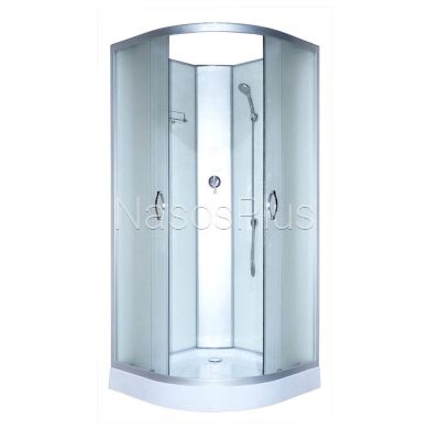 Душевой бокс полукруглый без крыши DABIE L90MMS BRAVO (3уп.) - Фото 1 Душевой бокс полукруглый без крыши DABIE L90MMS BRAVO (3уп.)