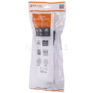 Клапан заповнення K.K.POL 350/ZND/110-00-T0, 1/2&Prime; МО, нижн. латунь