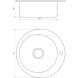 Мийка кухонна врiзна кругла 510х180 Decor MR 510 D Mira