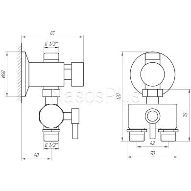 Смеситель-дозатор для душа TREMOLADA ТREMO-468MIX