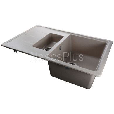 Гранитная мойка Globus Lux IZEO пiщаний 780x500мм-А0004