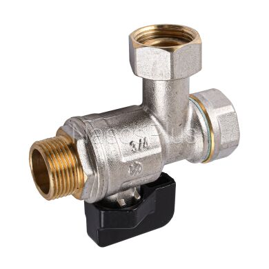 Кран шаровый для котла 3/4&Prime; ARCO 150824 угловой с накидной гайкой with FILTER