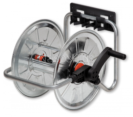 Котушка настінна, переностна для шлангу ZINCATO 1/2" 50м