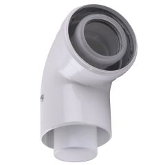 Коліно 90 градусів, d=60/100 mm CE.00.34 C Конденсаційне