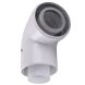 Колено 90 градусов, d=60/100 mm CE.00.34 C Конденсационное
