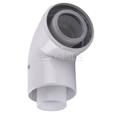 Колено 90 градусов, d=60/100 mm CE.00.34 C Конденсационное