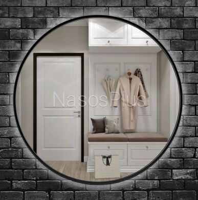 Дзеркало UNIO MRR-10 RND-S 900 x 900 mm LED BL з сенсором