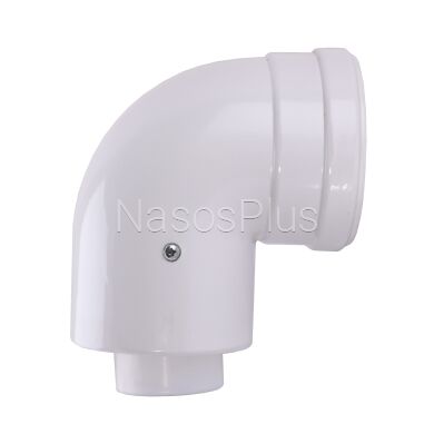 Колено 90 градусов, d=60/100 mm CE.00.34 C Конденсационное