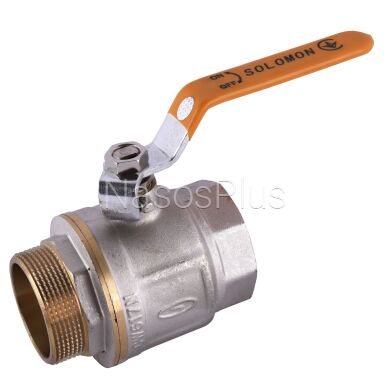 Кран шаровый прямой SOLOMON 2&Prime; НВ ЖР PN40 В1002