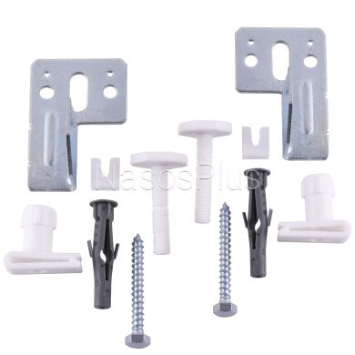 Універсальний комплект L-кронштейнів навісного кріплення панельного радіатора NS-1017 CRISTAL (2 шт)