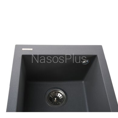 Гранитная мойка Globus Lux LAMA серый металлик 410х500мм-А0003