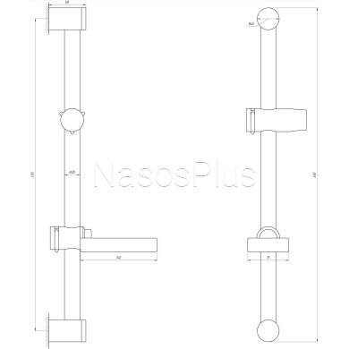 Душевая стойка Dishi STD812