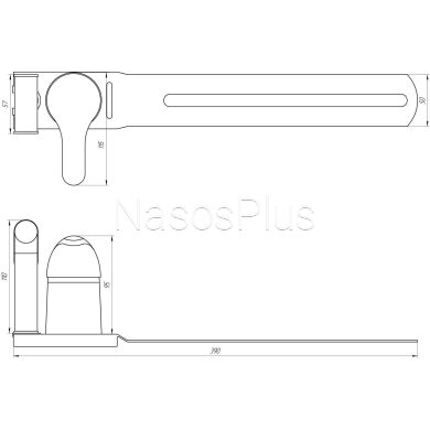 Змішувач для біде Globus Lux Solly GLSO-0206