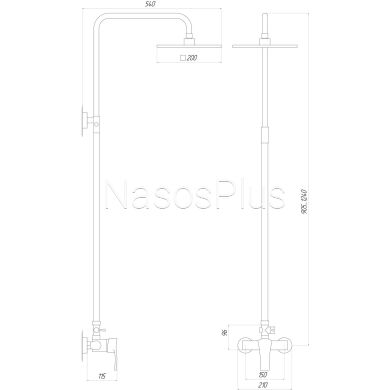 Душова система Globus Lux QUEENSLAND GLQU-0077