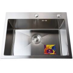 Мойка кухонная 3mm 600х450 Сатин 6045HS Mira