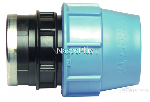 Муфта ПЭ с внутреней резьбой Unidelta 90х2 1/2"