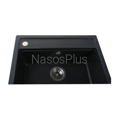 Гранитная мойка Globus Lux VOLTA черный 570х510мм-А0002