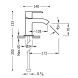 Смеситель для умывальника TRES CUADRO 10610302