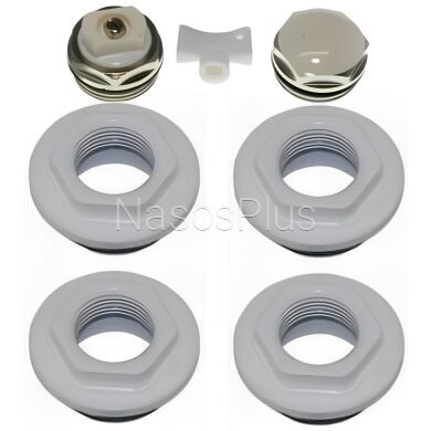 Комплект футорок секційного радіатора CRISTAL NR-2011 1/2&Prime; (HT 404)