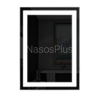 Дзеркало UNIO MRR-01 SQR-AA-H 600 x 800 mm LED FL з підігрівом - Фото 5 Дзеркало UNIO MRR-01 SQR-AA-H 600 x 800 mm LED FL з підігрівом