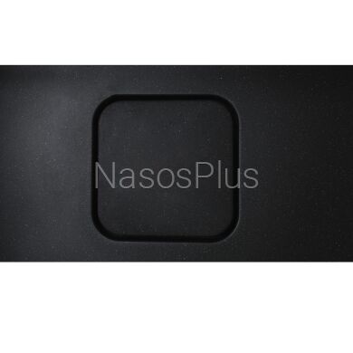 Гранітна мийка Globus Lux BARBORA чорний металік 510х510мм-А0001