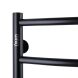 Полотенцесушитель UNIO LD W 700-500-7 BLK Лесенка Дуга вода черная