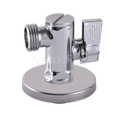 Кран шаровый угловой с фильтром SOLOMON 1/2&Prime;x1/2&Prime; А7041(7043)
