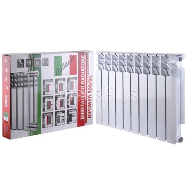 Радиатор биметаллический секционный GALLARDO BIPOWER 500/96 (кратно 10) - Фото 1 Радиатор биметаллический секционный GALLARDO BIPOWER 500/96 (кратно 10)